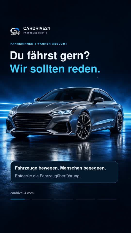 Vorschau: Du fährst gern? Wir sollten reden.