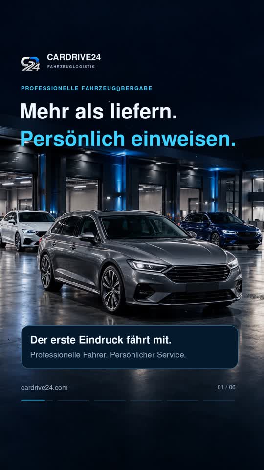 Vorschau: Mehr als liefern. Persönlich einweisen.